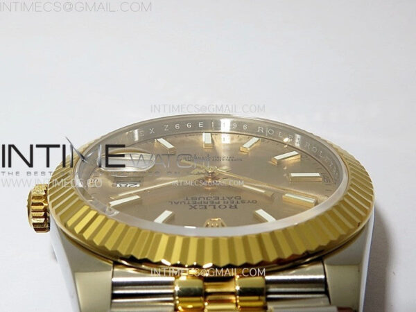 DateJust 41 126333 904L SS/YG VSF 1:1 Best Edition Gold Dial on Jubilee Bracelet VS3235 – Bild 11