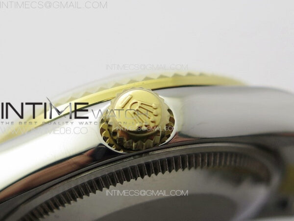 DateJust 31mm 72610 SS/YG APSF Best Edition Black Dial Crystals Markers on Oyster Bracelet A2824 – Bild 12