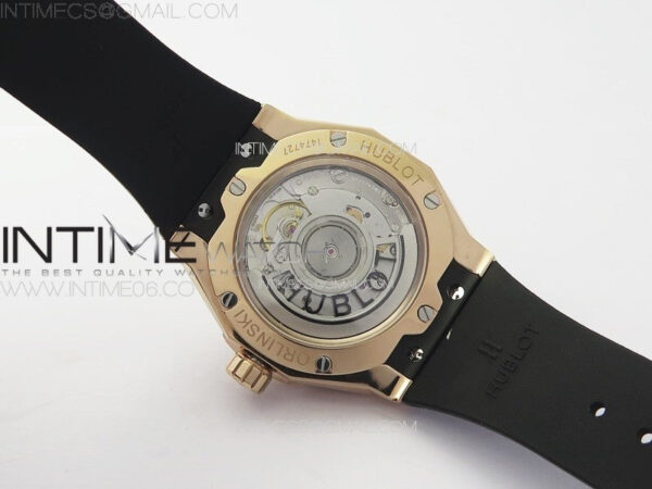Classic Fusion Orlinski RG B50F 1:1 Best Edition Black Faceted Dial on Black Rubber Strap A2892 – Bild 16