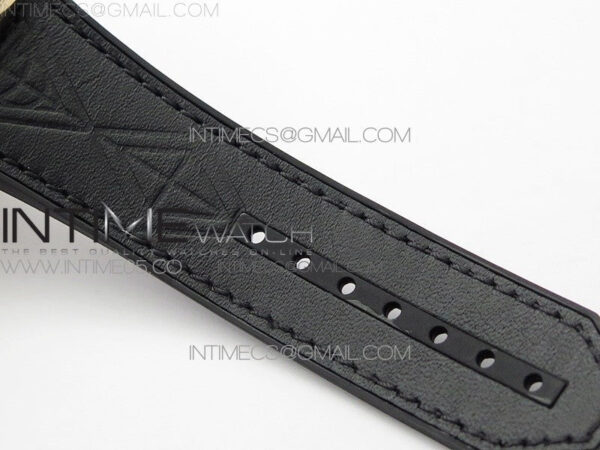 Big Bang Sang Bleu RG Ti Crystal Bezel WWF 1:1 Best Edition Black Skeletonal Dial On Black Gummy Strap Asian HB1213 V2 – Bild 15