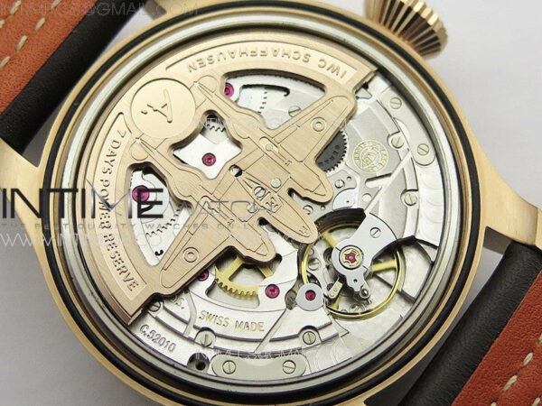 Big Pilot Annual Calendar RG IW5027 AZF 1:1 Best Edition Brown Dial on Brown Leather Strap A52850 – Bild 25