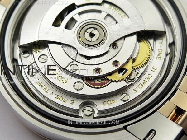 DateJust 41 126331 904L SS/RG VSF 1:1 Best Edition Motif Gray Fluted Dial on Jubilee Bracelet VS3235 – Bild 31