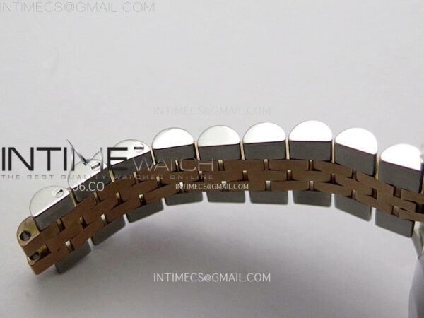 DateJust 41 126331 904L SS/RG VSF 1:1 Best Edition Motif Gray Fluted Dial on Jubilee Bracelet VS3235 – Bild 38