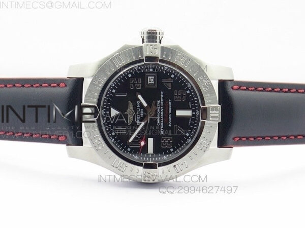 AVENGER II SEAWOLF SS BLACK DIAL ON BLACK NYLON STRAP A2836 – Bild 3