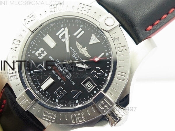 AVENGER II SEAWOLF SS BLACK DIAL ON BLACK NYLON STRAP A2836 – Bild 4