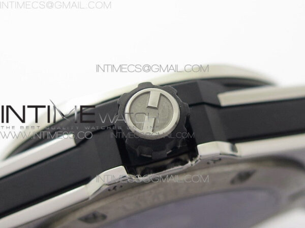 Big Bang Sang Bleu Ti Crystal Bezel WWF 1:1 Best Edition Blue Skeletonal Dial On Blue Gummy Strap Asian HB1213 V2 – Bild 9