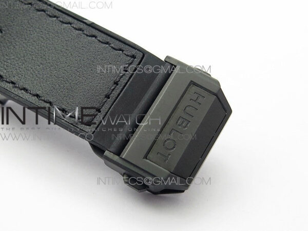 Big Bang Sang Bleu DLC Ti WWF 1:1 Best Edition Black Skeletonal Dial On Black Gummy Strap Asian HB1213 V2 – Bild 11