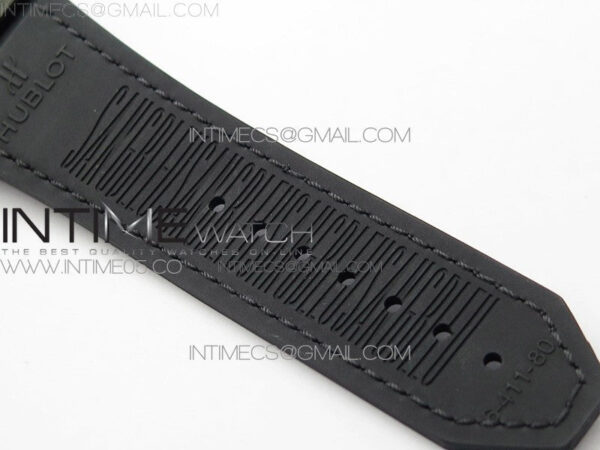 Big Bang Sang Bleu DLC Ti WWF 1:1 Best Edition Black Skeletonal Dial On Black Gummy Strap Asian HB1213 V2 – Bild 16
