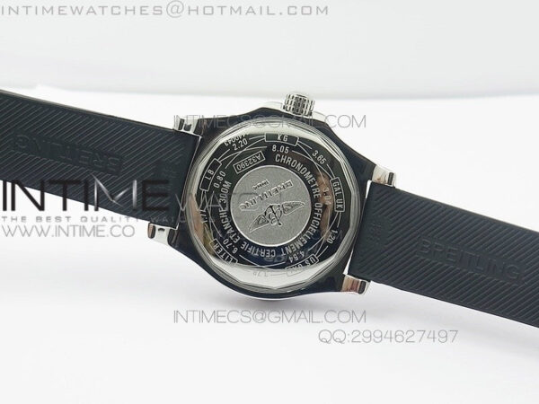 Avenger GMT SS Black Sticks Marker Dial on Rubber strap A2836 – Bild 10