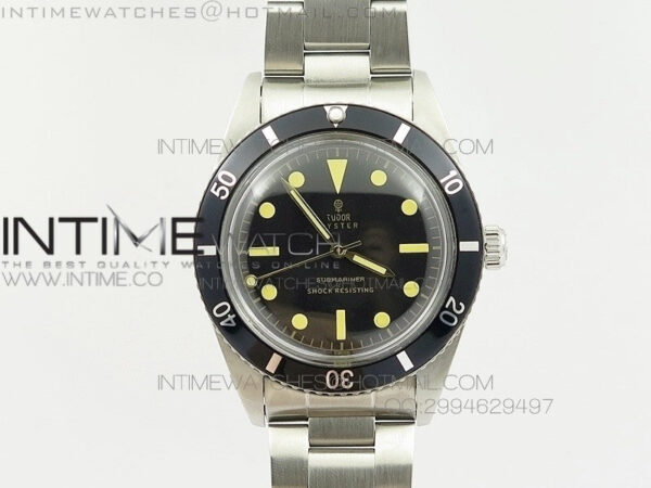 Vintage Oyster Submariner No Date SS On SS Bracelet