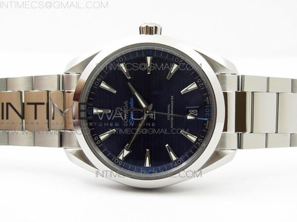 Aqua Terra 150M Master Chronometers VSF 1:1 Best Edition Deep Blue Dial Silver Hand on SS Bracelet A8900 Super Clone – Bild 5