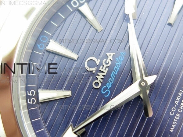 Aqua Terra 150M Master Chronometers VSF 1:1 Best Edition Deep Blue Dial Silver Hand on SS Bracelet A8900 Super Clone – Bild 13