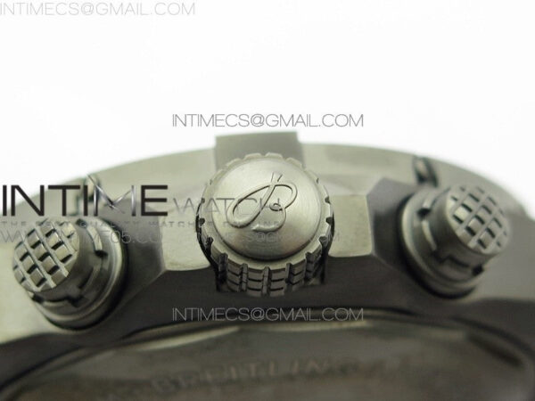 Avenger Bandit V13317 Titanium DLC B50 Best Edition Blue Dial Numbers Makers on Blue Nylon strap A7750 – Bild 10