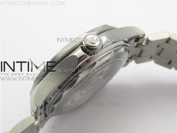 2019 SEAMASTER DIVER 300M SS VSF 1:1 BEST EDITION BLACK BEZEL WHITE DIAL ON SS BRACELET A8800 V2 – Bild 11