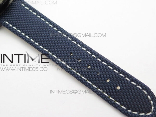 Avenger Bandit V13317 Titanium DLC B50 Best Edition Blue Dial Numbers Makers on Blue Nylon strap A7750 – Bild 14