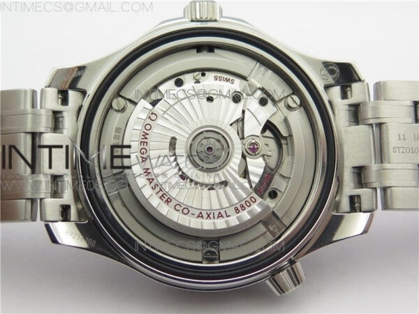 2019 SEAMASTER DIVER 300M SS VSF 1:1 BEST EDITION BLACK BEZEL WHITE DIAL ON SS BRACELET A8800 V2 – Bild 14