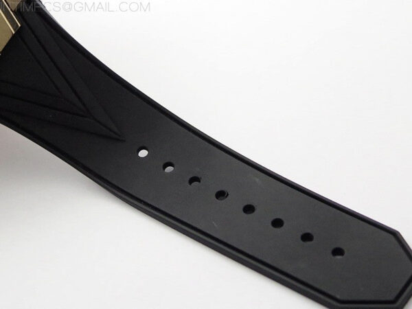 Big Bang Sang Bleu chrono RG B50 Black Skeletonal Dial On Black Gummy Strap Asian 7750 – Bild 17