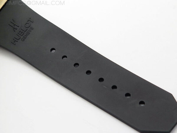 Big Bang Sang Bleu chrono RG B50 Black Skeletonal Dial On Black Gummy Strap Asian 7750 – Bild 18
