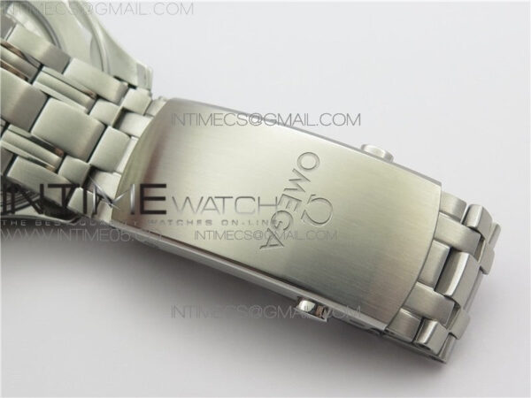 2019 SEAMASTER DIVER 300M SS VSF 1:1 BEST EDITION BLACK BEZEL WHITE DIAL ON SS BRACELET A8800 V2 – Bild 20