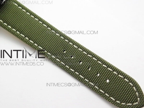 Avenger Bandit V13317 Titanium DLC B50 Best Edition Green Dial Numbers Makers on Green Nylon strap A7750 – Bild 14