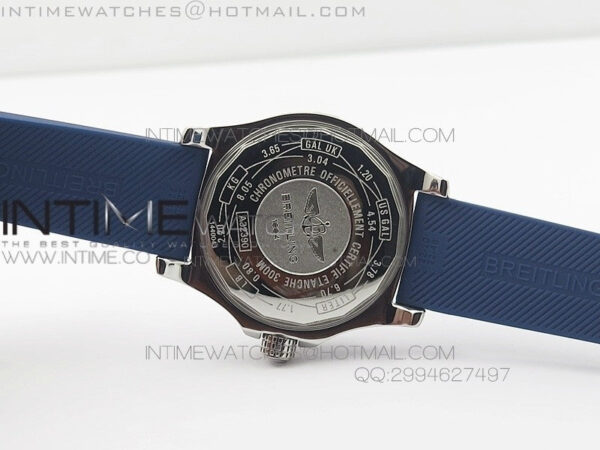 Avenger GMT SS Blue Sticks Marker Dial on Rubber strap A2836 – Bild 11