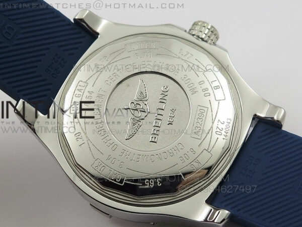 Avenger GMT SS Blue Sticks Marker Dial on Rubber strap A2836 – Bild 12