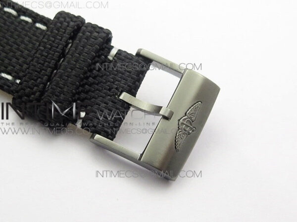 Avenger Bandit V13317 Titanium DLC B50 Best Edition Black Dial Numbers Makers on Black Nylon strap A7750 – Bild 12