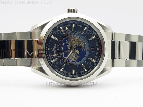 Aqua Terra 150M 43mm 24 VSF 1:1 Best Edition Blue Dial on SS Bracelet A8938 Super Clone – Bild 3