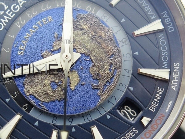 Aqua Terra 150M 43mm 24 VSF 1:1 Best Edition Blue Dial on SS Bracelet A8938 Super Clone – Bild 6