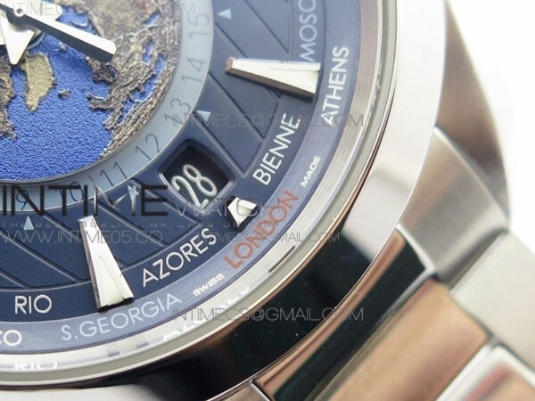 Aqua Terra 150M 43mm 24 VSF 1:1 Best Edition Blue Dial on SS Bracelet A8938 Super Clone – Bild 5