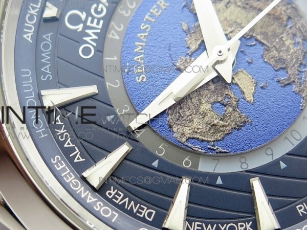 Aqua Terra 150M 43mm 24 VSF 1:1 Best Edition Blue Dial on SS Bracelet A8938 Super Clone – Bild 7