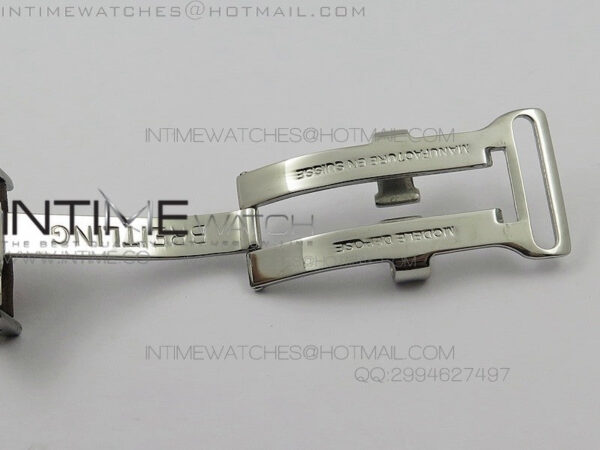 Avenger GMT SS White Stick Marker Dial on Leather strap A2836 – Bild 9