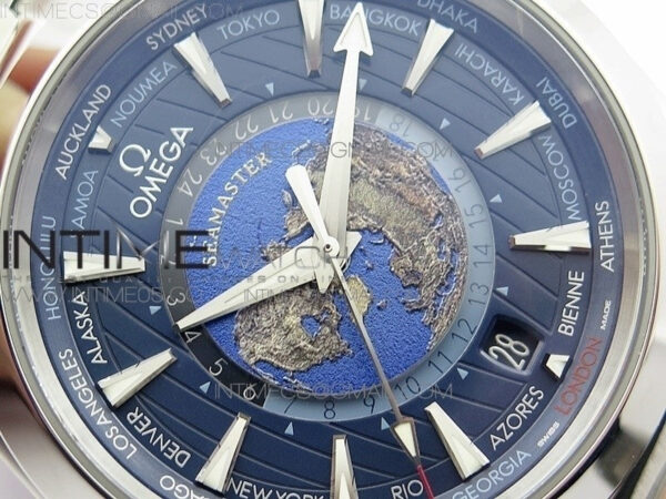 Aqua Terra 150M 43mm 24 VSF 1:1 Best Edition Blue Dial on SS Bracelet A8938 Super Clone – Bild 8