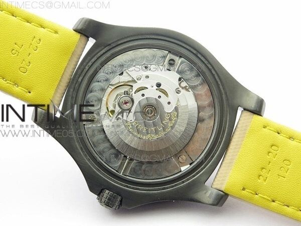 AVENGER V32395 Ti DLC 1:1 Best Edition Black Dial on Leather Strap A2824 – Bild 21