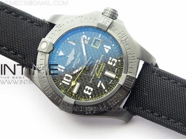 AVENGER Boutique Edition V17310 Ti DLC 1:1 Best Edition Black CF Dial on Nylon Strap A2824 – Bild 2