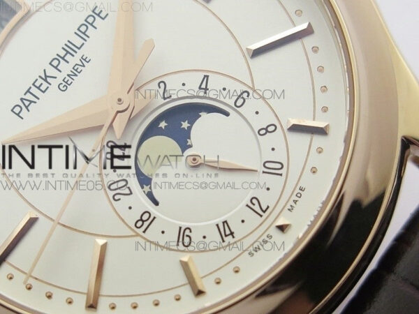 Annual Calendar Complications 5205R RG GRF Best Edition White dial on Brown leather strap A324 – Bild 5