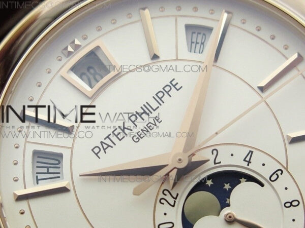 Annual Calendar Complications 5205R RG GRF Best Edition White dial on Brown leather strap A324 – Bild 7
