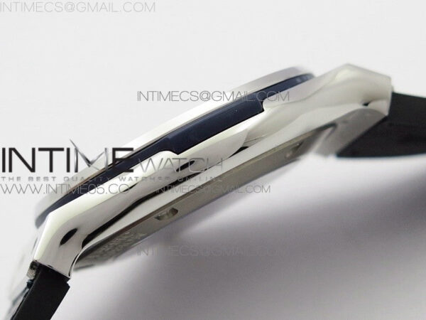 Classic Fusion 42mm SS B50F Blue Dial On Blue Gummy Strap A2892 – Bild 10