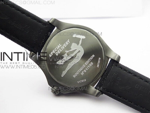 AVENGER Boutique Edition V17310 Ti DLC 1:1 Best Edition Black CF Dial on Nylon Strap A2824 – Bild 15