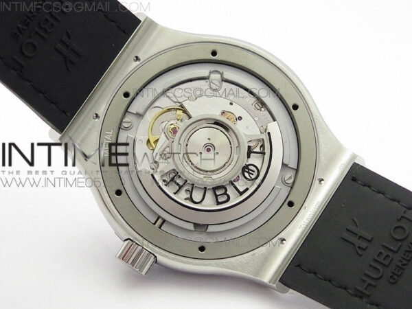 Classic Fusion 42mm SS B50F Blue Dial On Blue Gummy Strap A2892 – Bild 19