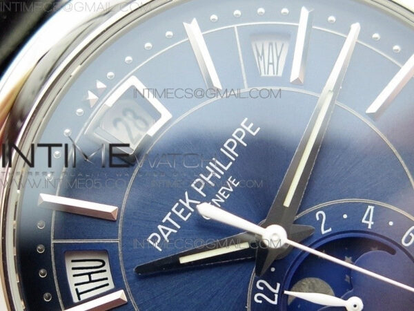 Annual Calendar Complications 5205R SS GRF Best Edition Blue dial on Black leather strap A324 – Bild 6