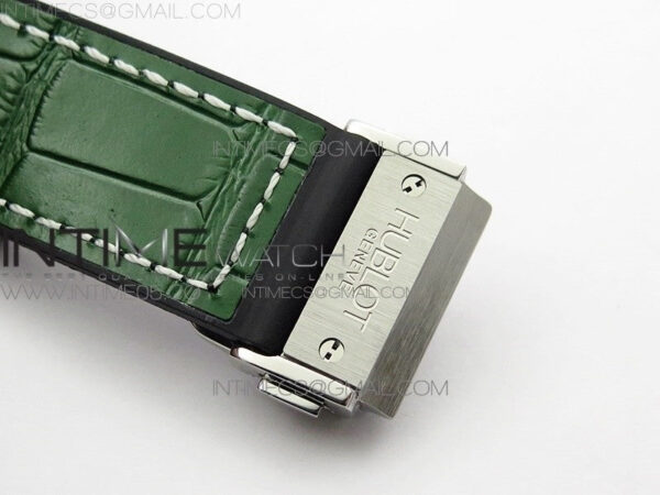 Classic Fusion 42mm SS B50F Green Dial On Green Gummy Strap A2892 – Bild 10