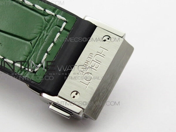 Classic Fusion 42mm SS B50F Green Dial On Green Gummy Strap A2892 – Bild 11