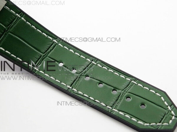 Classic Fusion 42mm SS B50F Green Dial On Green Gummy Strap A2892 – Bild 14