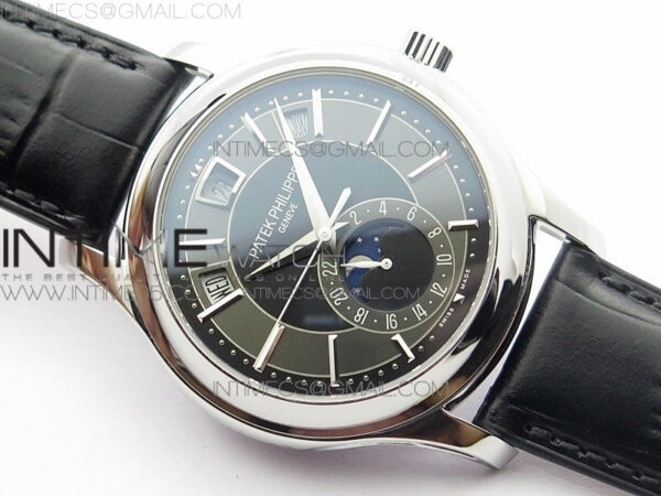 Annual Calendar Complications 5205R SS GRF Best Edition Black dial on Black leather strap A324 – Bild 2