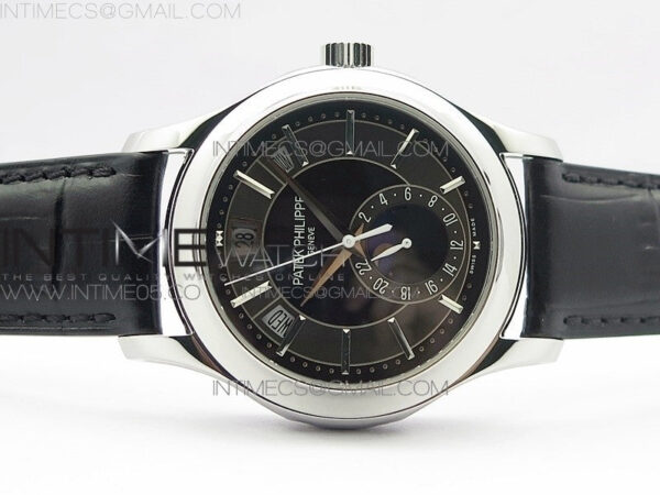 Annual Calendar Complications 5205R SS GRF Best Edition Black dial on Black leather strap A324 – Bild 3