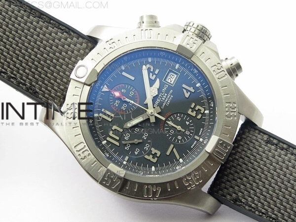 Avenger Bandit Titanium B50 Best Edition Gray Dial on Gray Nylon Strap A7750 – Bild 2