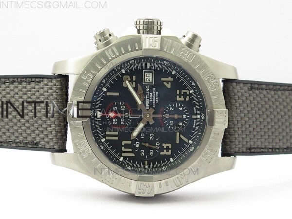 Avenger Bandit Titanium B50 Best Edition Gray Dial on Gray Nylon Strap A7750 – Bild 3