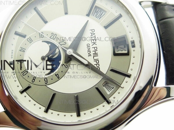 Annual Calendar Complications 5205R SS GRF Best Edition White dial on Black leather strap A324 – Bild 4