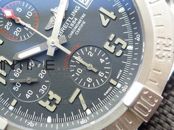Avenger Bandit Titanium B50 Best Edition Gray Dial on Gray Nylon Strap A7750 – Bild 5